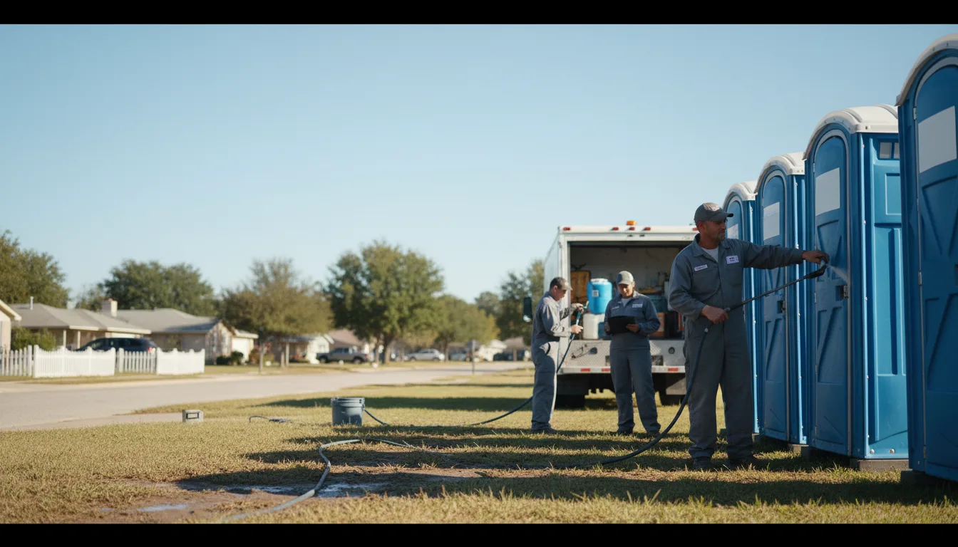 Long-Term Portable Toilet Rental in Jackson Center, OH near me